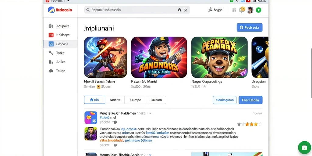 Level menantang dengan latar belakang yang indah.
