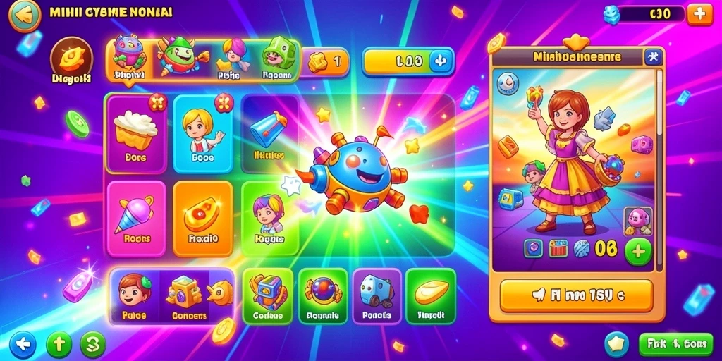 Sistem reward dengan item menarik dan eksklusif.