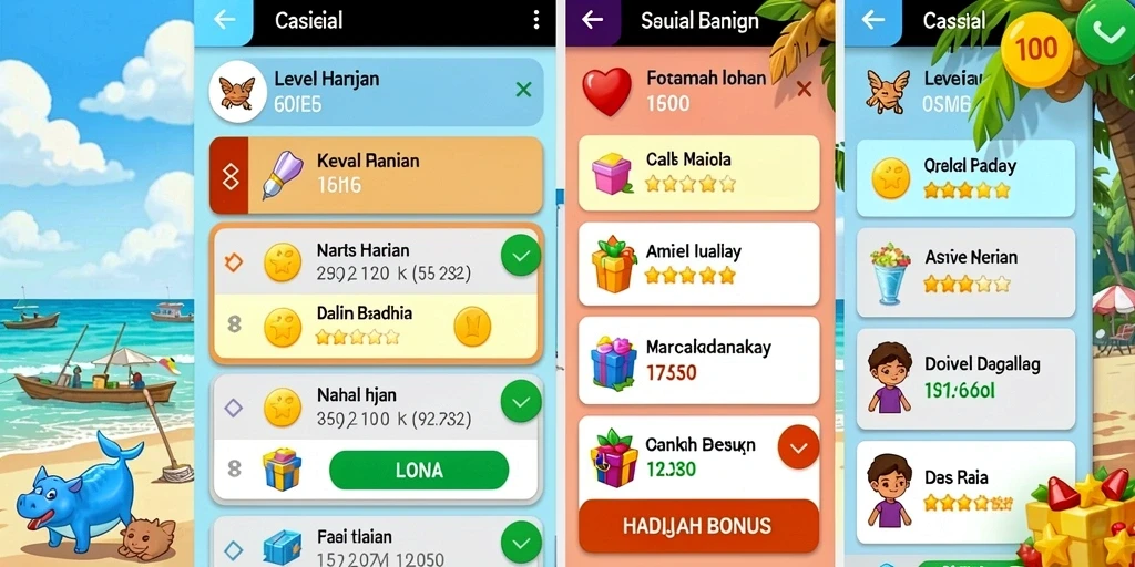 Kompetisi seru dengan fitur multiplayer.